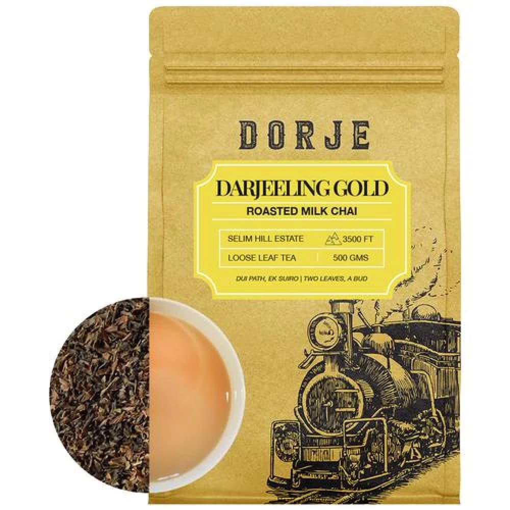 500 G Dorje Darjeeling Gold Roasted Milk Chai Rich Aromatic ShopIndianProductsa