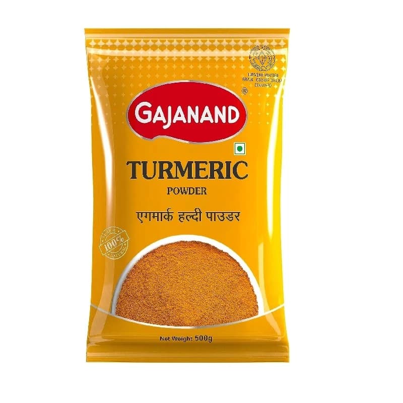 500 G Gajanand Turmeric Powder ShopIndianProductsa