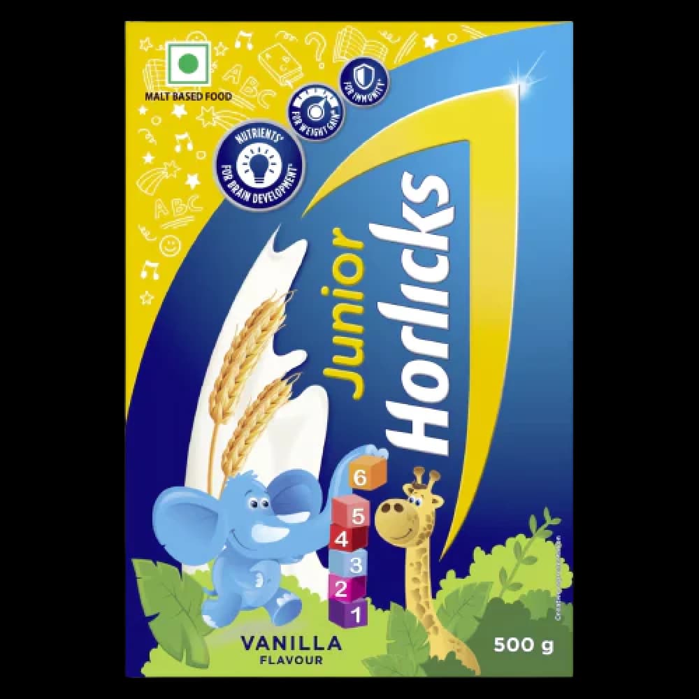 500 G Junior Horlicks 1 To 6 Years Vanilla Flavor ShopIndianProductsa