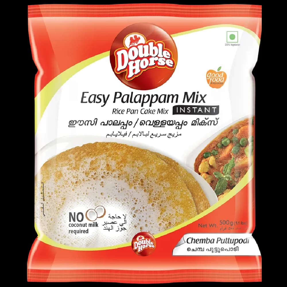 500 G Pouch Double Horse Easy Mix Palappam ShopIndianProductsa