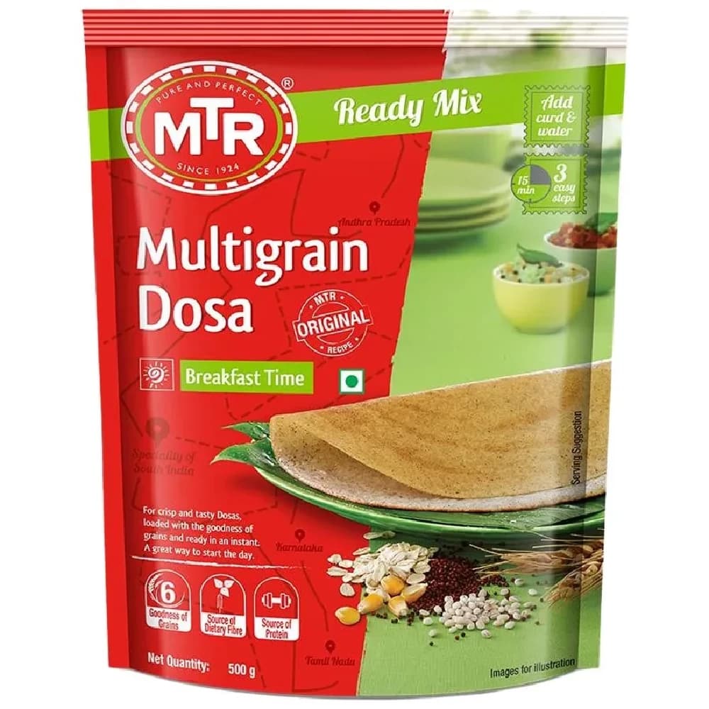 500 G Pouch Mtr Breakfast Mix Multigrain Dosa ShopIndianProductsa