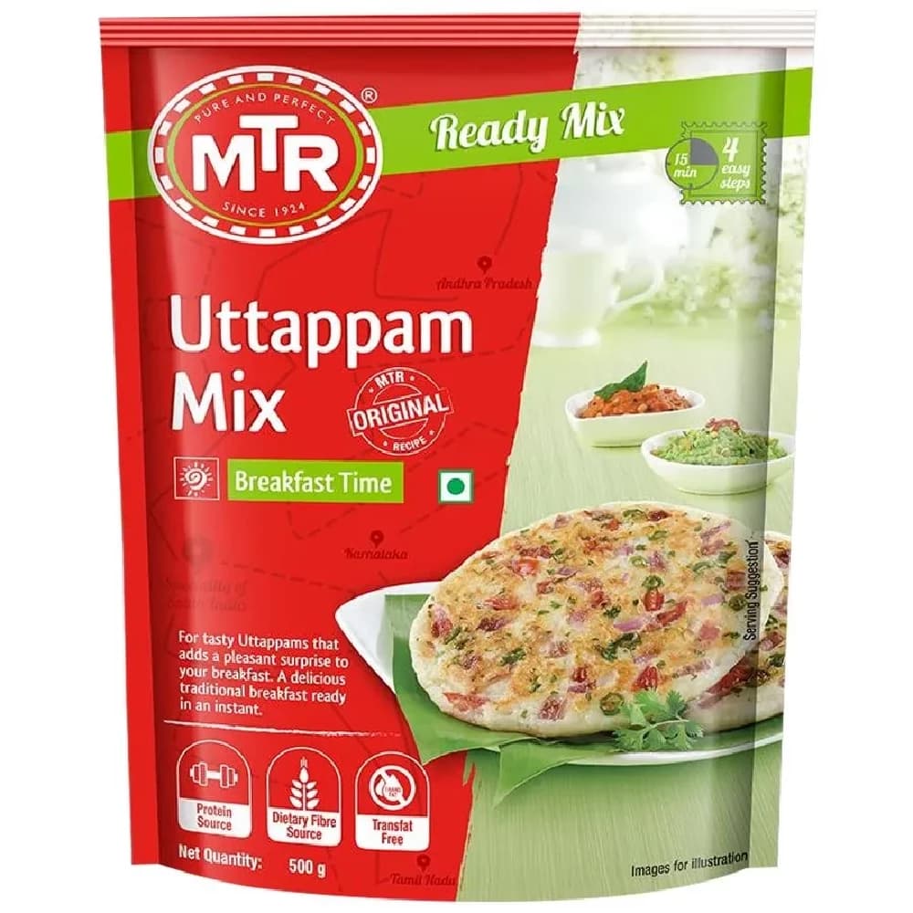 500 G Pouch Mtr Original Uttappam Ready Mix ShopIndianProductsa