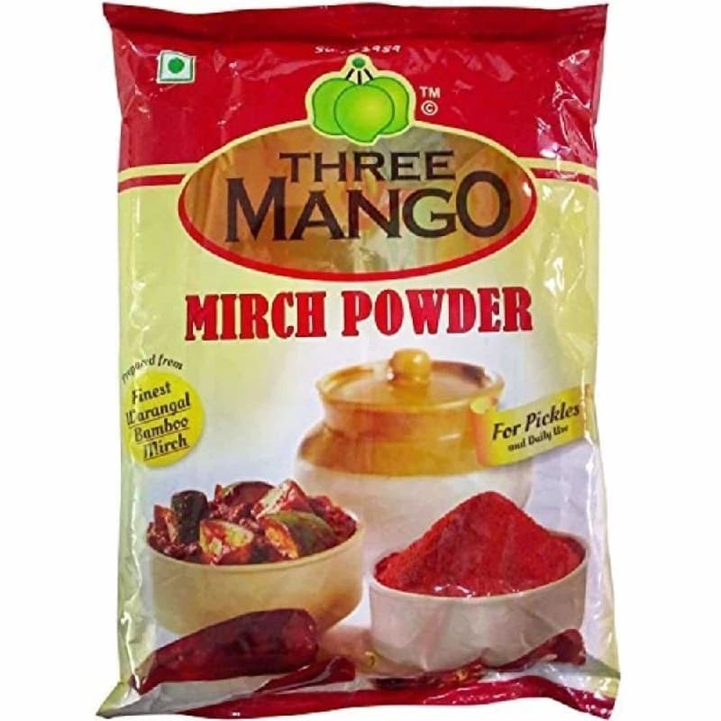 500 G Three Mango Mirch Powder ShopIndianProductsa