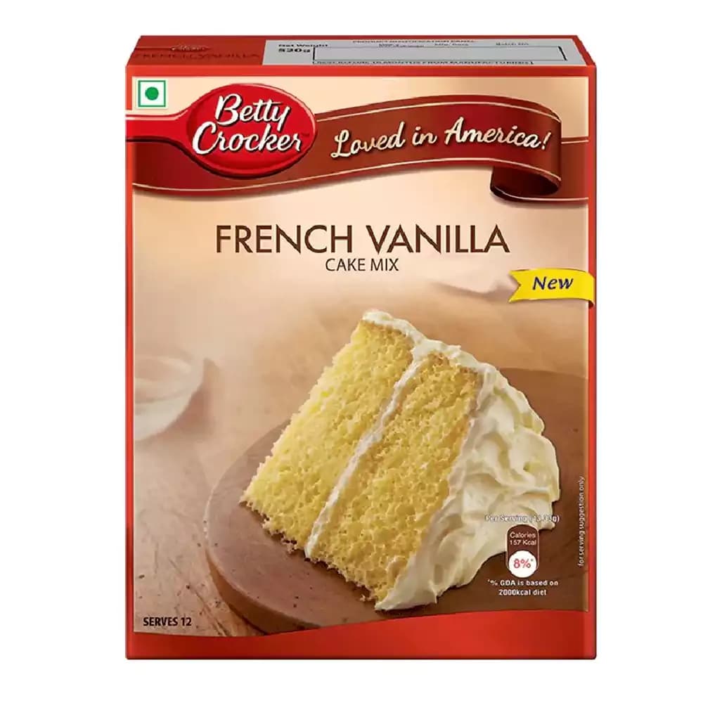 520 G Betty Crocker French Vanilla Cake Mix ShopIndianProductsa