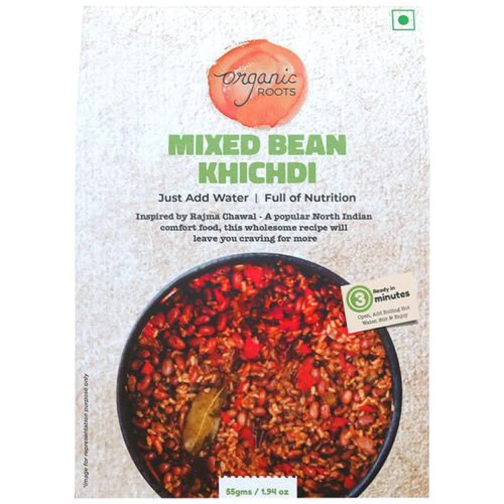 55 G Pack Of 2 Organic Roots Mixed Bean Khichdi Wholesome ShopIndianProductsa