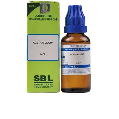 SBL Acetanilidum Dilution — 6 CH / 30 ml