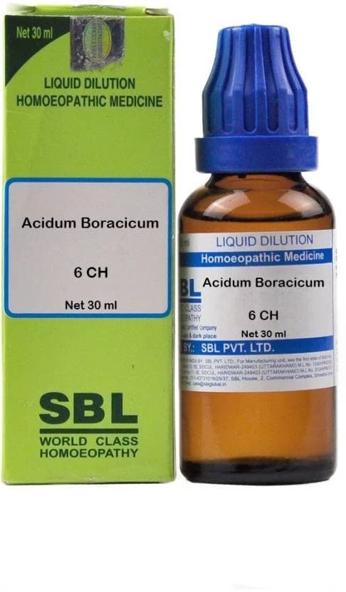 SBL Acidum Boracicum Dilution — 30 ml / 6 CH