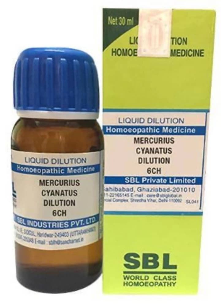 SBL Mercurius Cyanatus Dilution — 6 CH / 30 ml