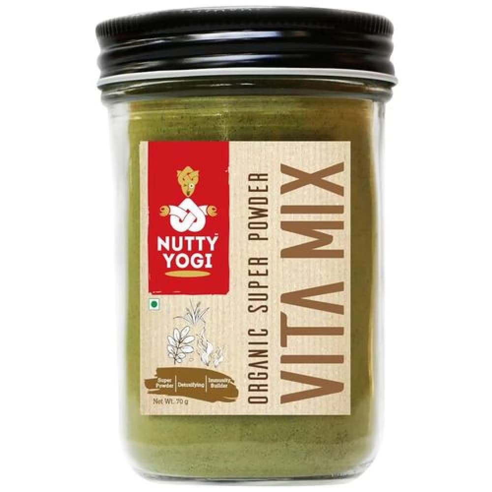 70 G Nutty Yogi Organic Super Powder Vita Mix ShopIndianProductsa