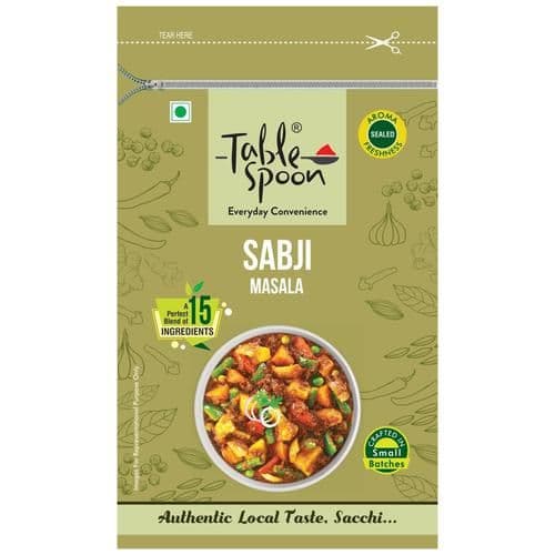 75 G Pouch Tablespoon Sabji Masala Blend Of 15 Ingredients ShopIndianProductsa