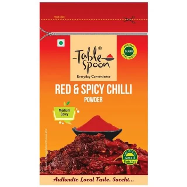 75 G Tablespoon Red Spicy Chilli Powder Medium Spicy ShopIndianProductsa