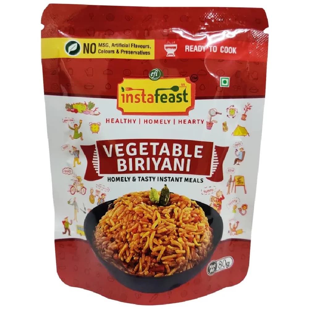 80 G Instafeast Vegetable Biriyani ShopIndianProductsa