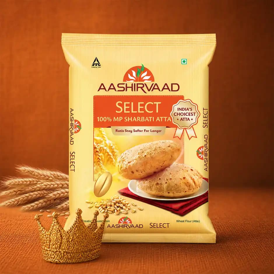 Aashirvaad Select Pure MP Sharbati Wheat Atta-Main image