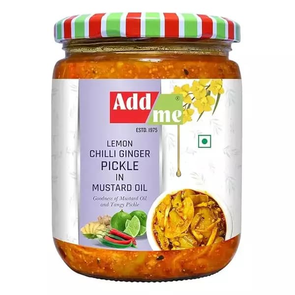 Add Me lemon Chilli Ginger Pickle, 500g-Main image