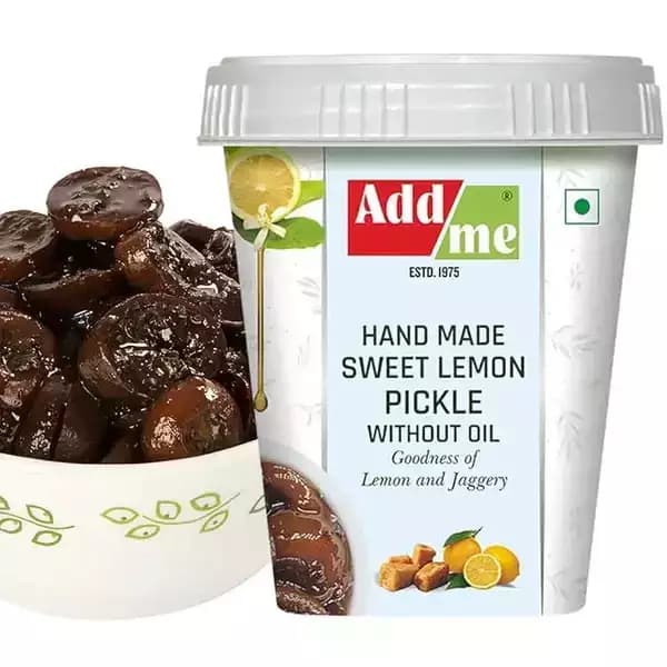 Add Me Hand Made Sweet Lemon Pickle Without Oil, 600g-Main image