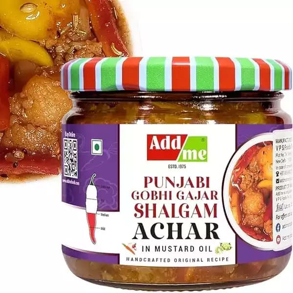 Add Me Punjabi Gobi Gajar Shalgam Achar, 350g-Main image