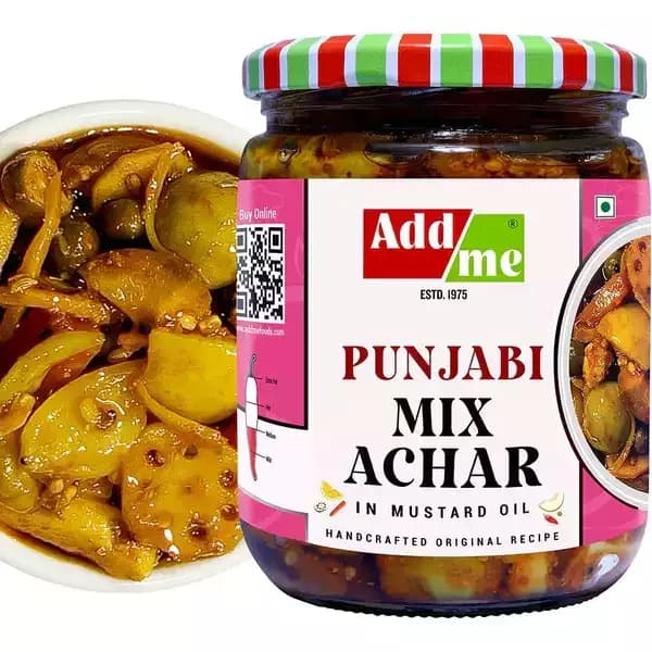 Add Me Traditional Punjabi Mixed Pickle, 500g-Main image