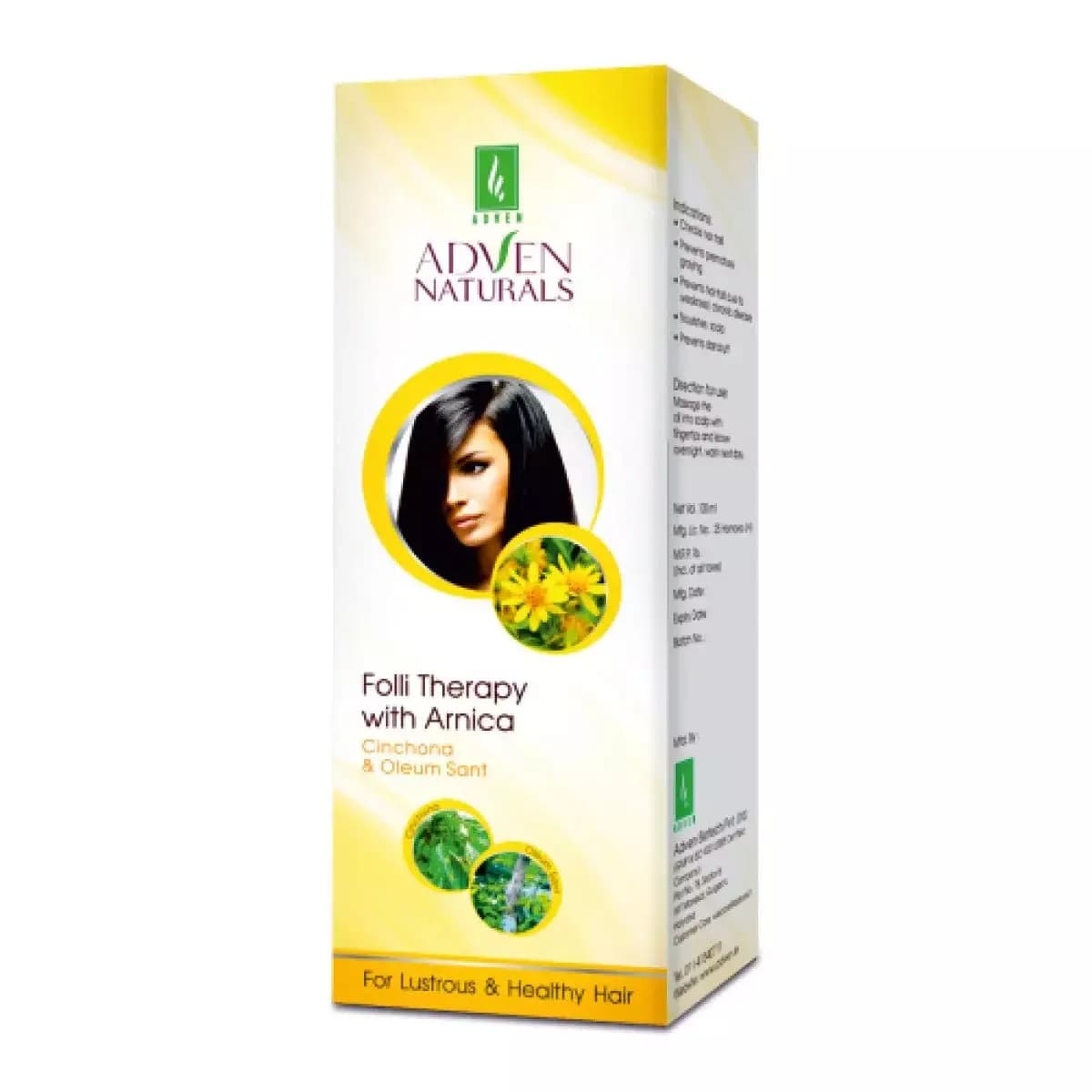 Adven Folli Therapy with Arnica , Cinchona & Oleum Sant Medicated Oil-Main Image