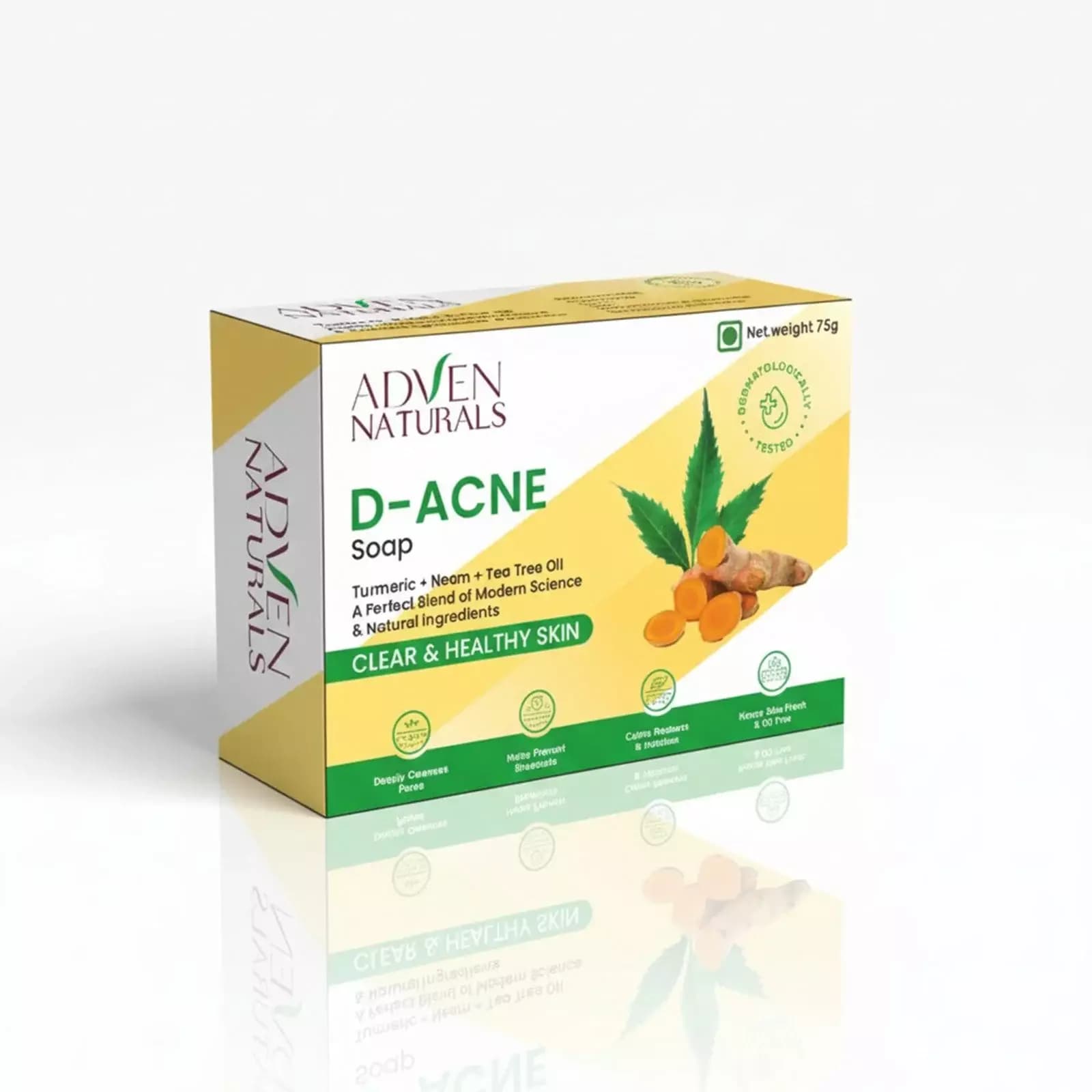 Adven Naturals D-Acne Soap-Main Image