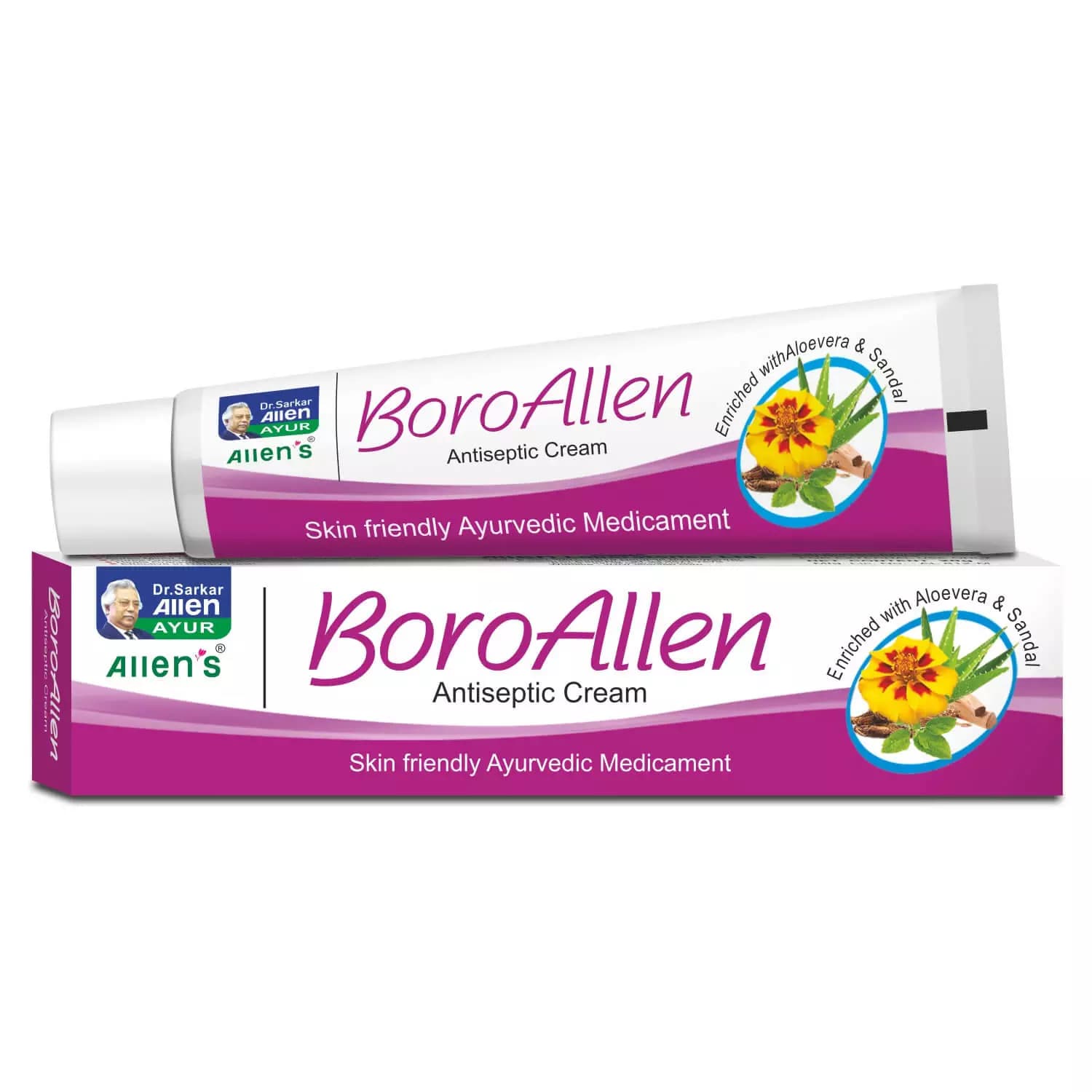 Allens BoroAllen Ayurvedic Antiseptic Cream,20g-Main image