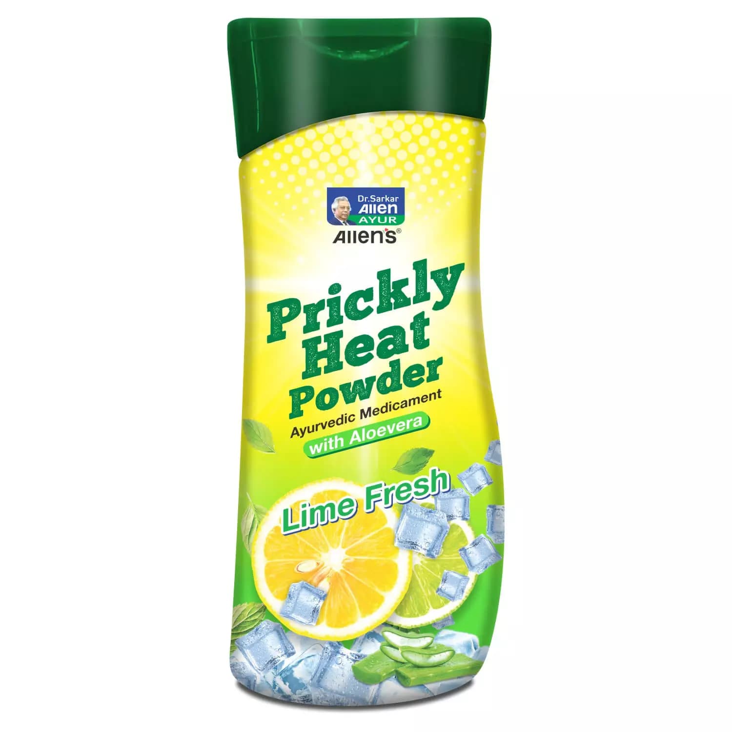 Allens Prickly Heat Powder With Aloevera Lime Fresh,150g-Main image