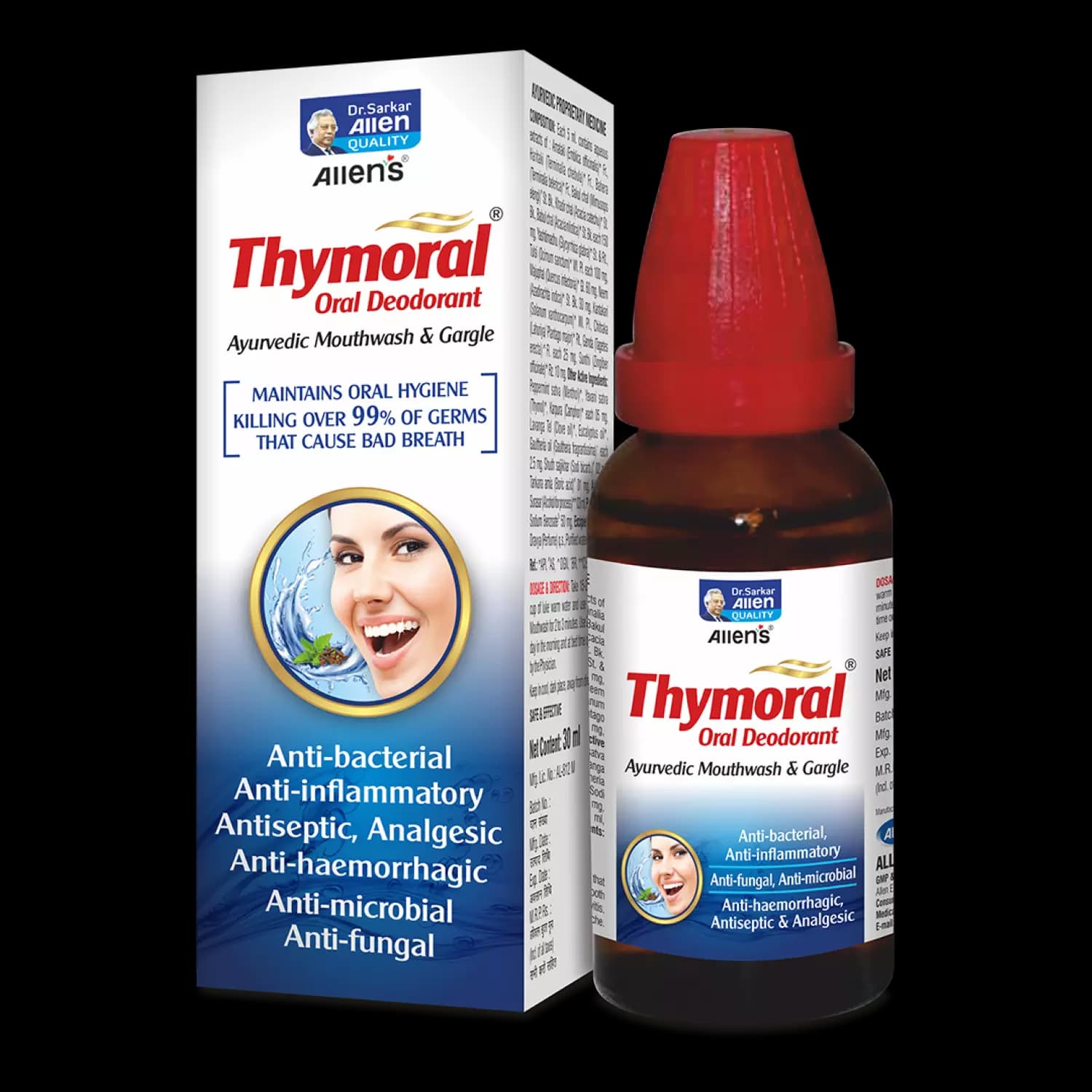 Allens Thymoral Oral Deodorant,30ml-Main image