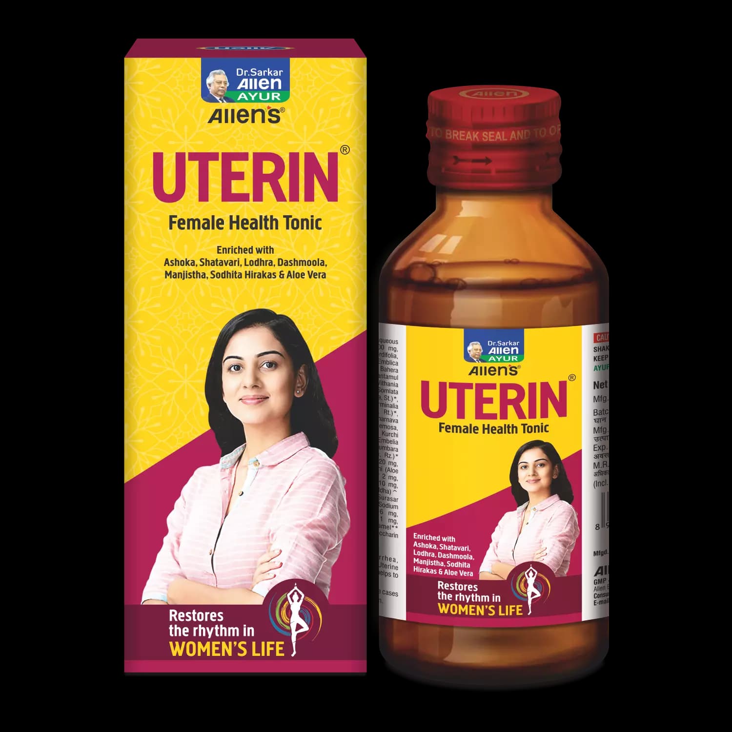 Allens Uterin Female Health Tonic,250ml-Main image