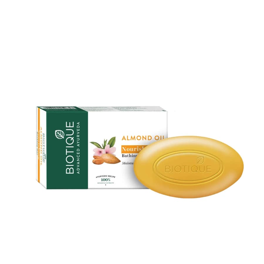 Almond oil nourishing bathing bar, 75 g-Main Image