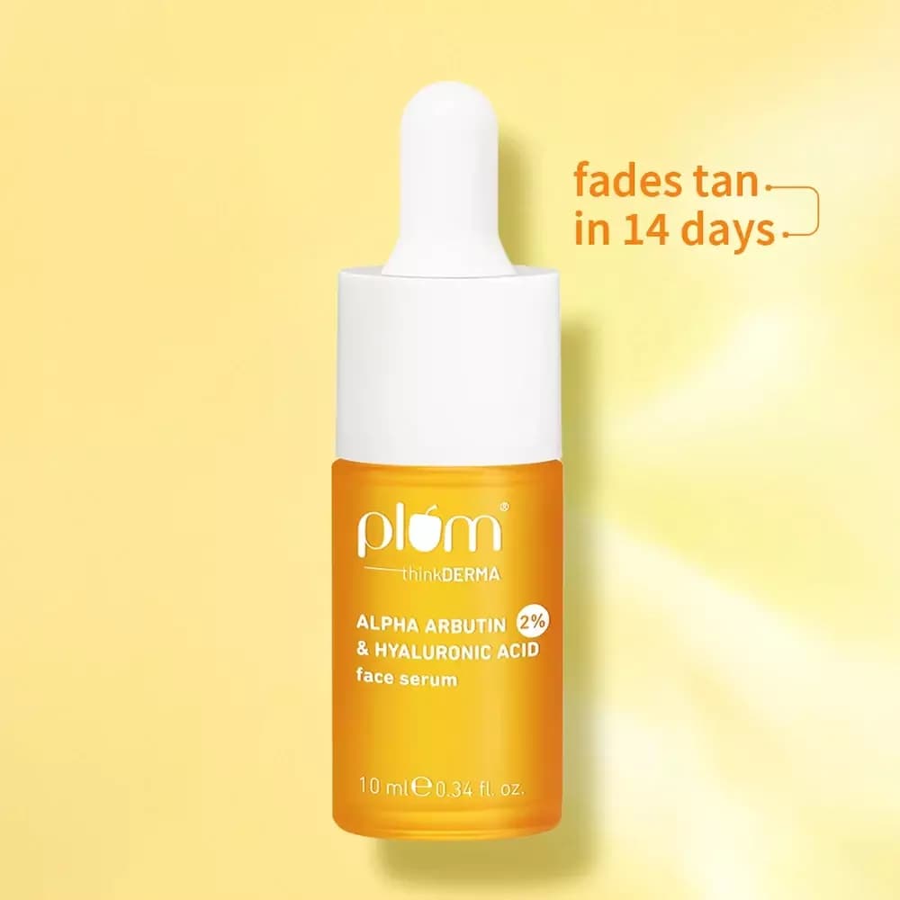Alpha Arbutin & Hyaluronic Acid Tan Fading Face Serum, 10 ml-Main Image