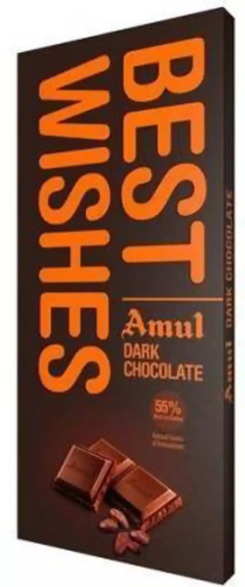 Amul Best Wishes Dark Chocolate Bar,150g-Main image