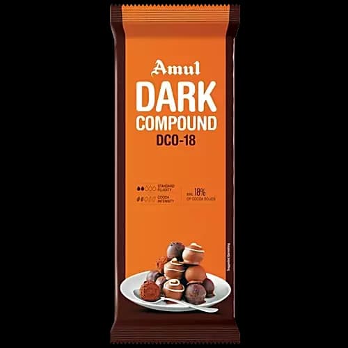 Amul Dark Compound Chocolate Bar,500g-Main image