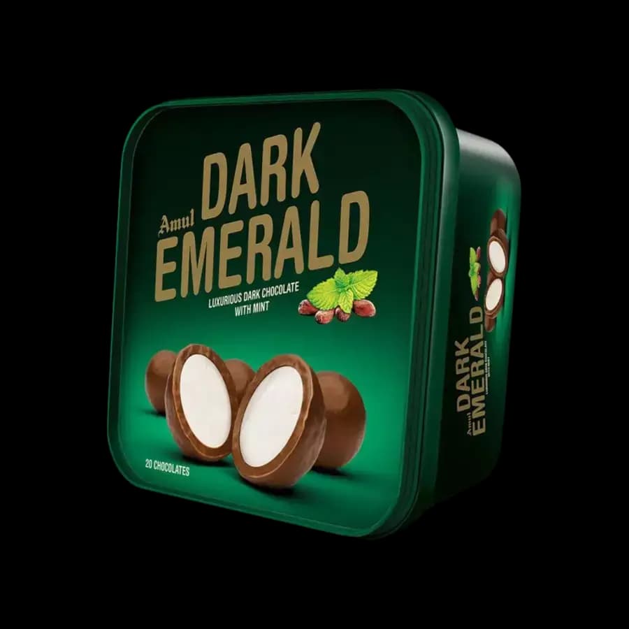 Amul Dark Emerald Mint Chocolate,308g-Main image