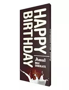 Amul Happy Birthday Milk Chocolate Bar,150g-Main image