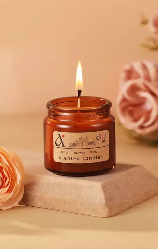 Atimoda Dive into Delight Dilli Scented Candles,200g-Main image