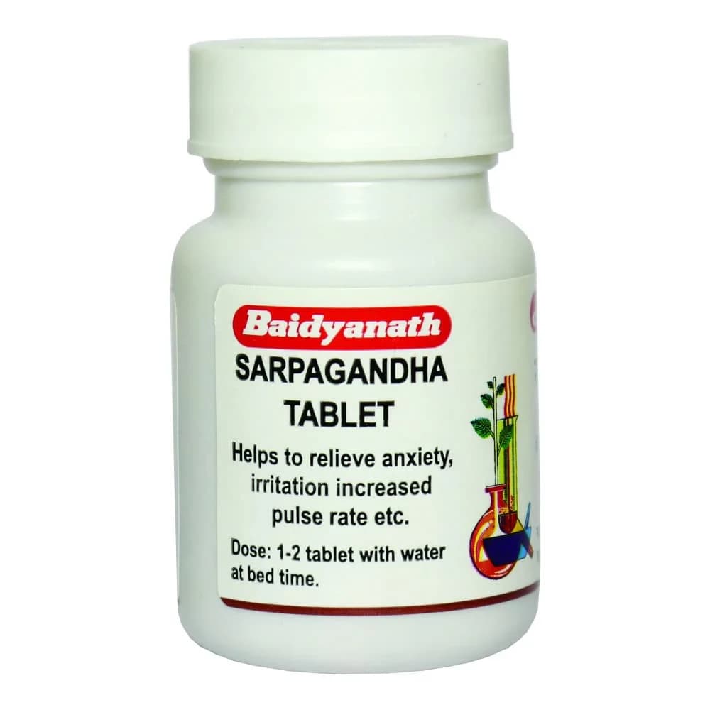 Baidyanath Jhansi Sarpagandha Tabs 50 g Main Image