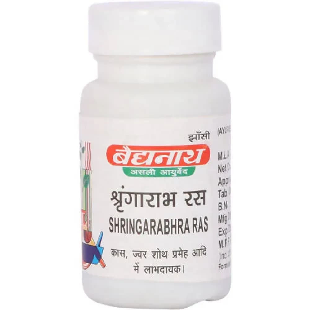 Baidyanath Jhansi Shringarabhra Ras Tablets 40 g Main Image