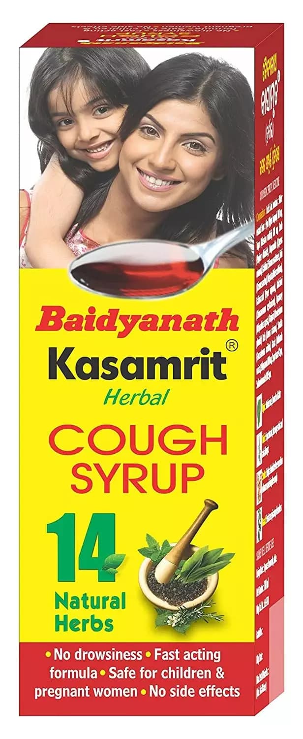 Baidyanath Kasamrit Herbal Syrup 100 ml Main Image