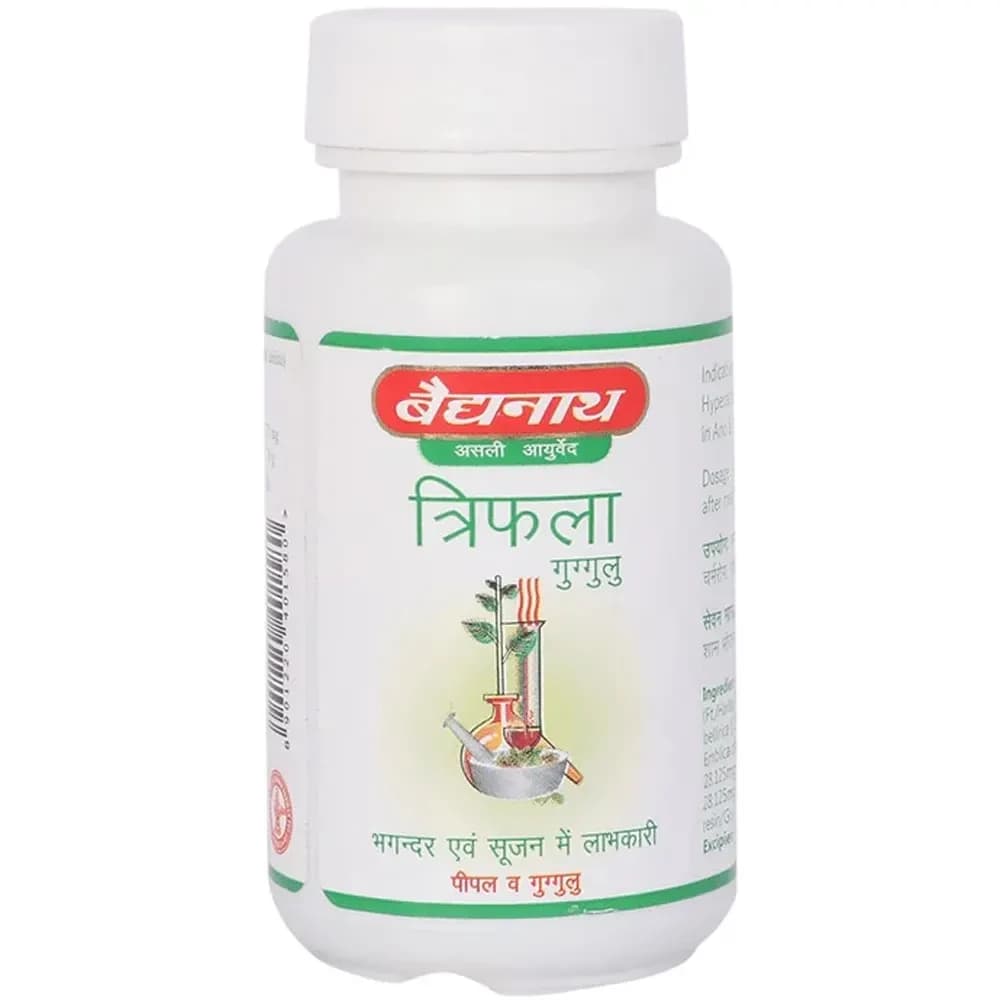 Baidyanath Nagpur Triphala Guggulu tabs 80 g Main Image