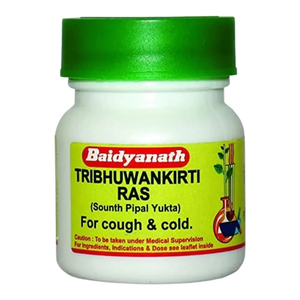 Baidyanath Tribhuvankirti Ras Tablets 80 g Main Image