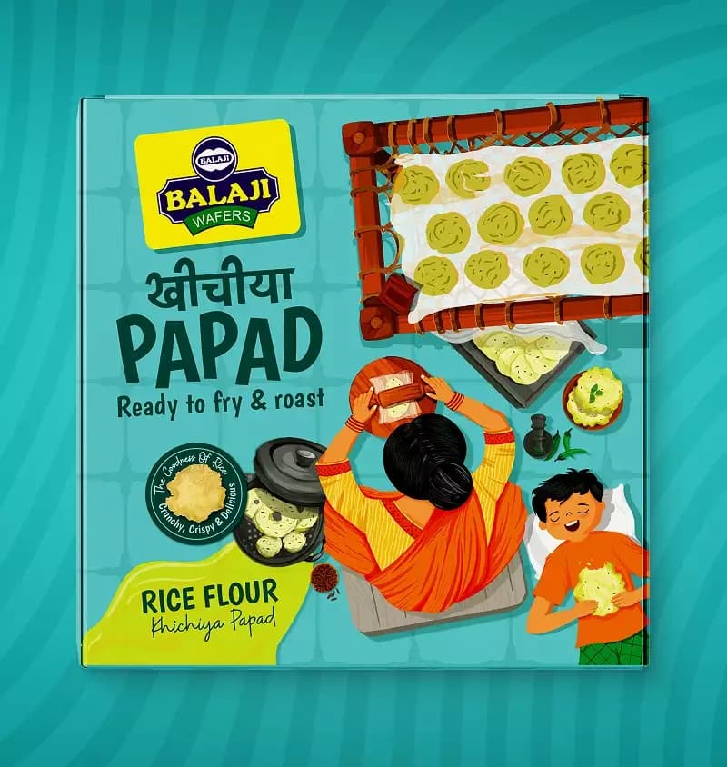 Balaji Khichiya Papad Rice Flour-Main image