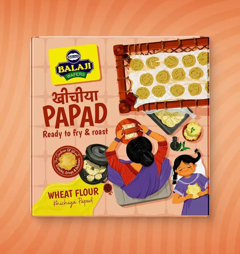 Balaji Khichiya Papad Wheat Flour-Main image