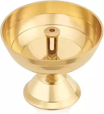 Bengalen Brass Diya Handmade,150g-Main image