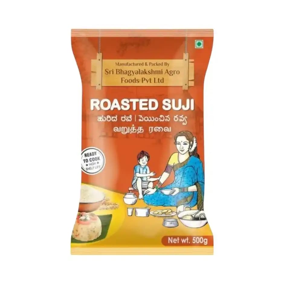 Bhagyalakshmi Roasted Sooji,500g-Main image