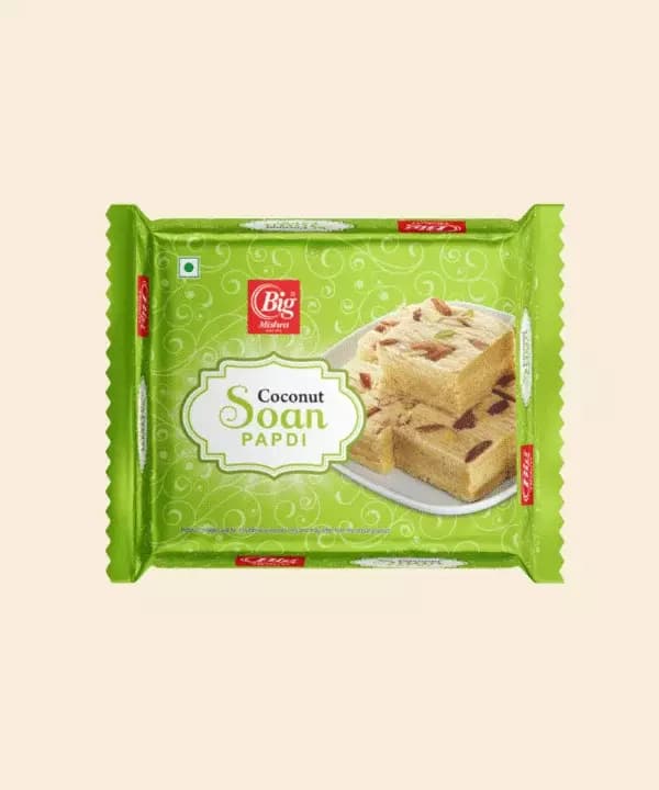 Big Mishra Coconut Soan Papdi,200g-Main image