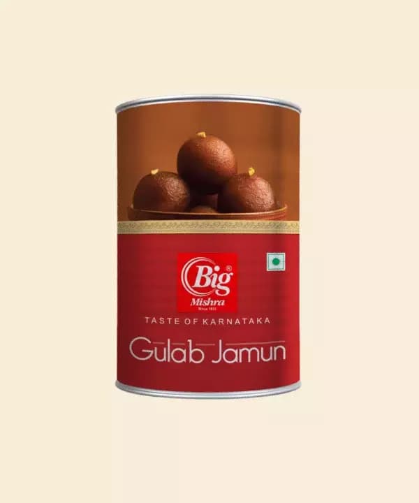 Big Mishra Gulab Jamun Tin,500g-Main image