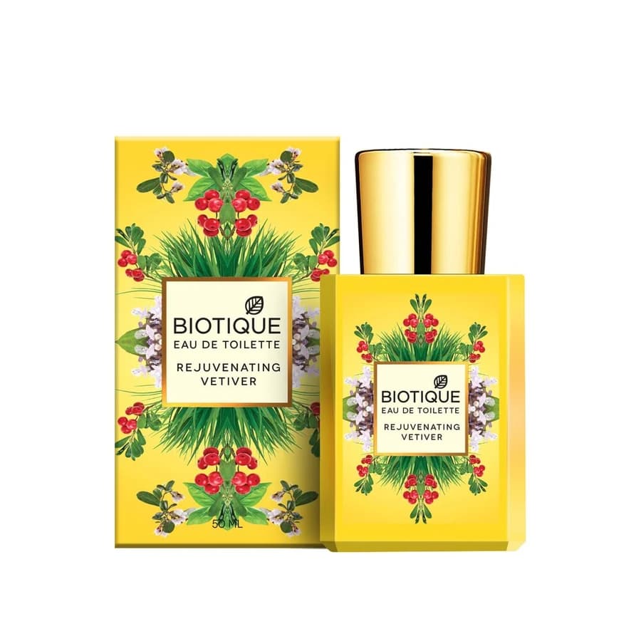 Biotique rejuvenating vetiver eau de toilette-Main Image