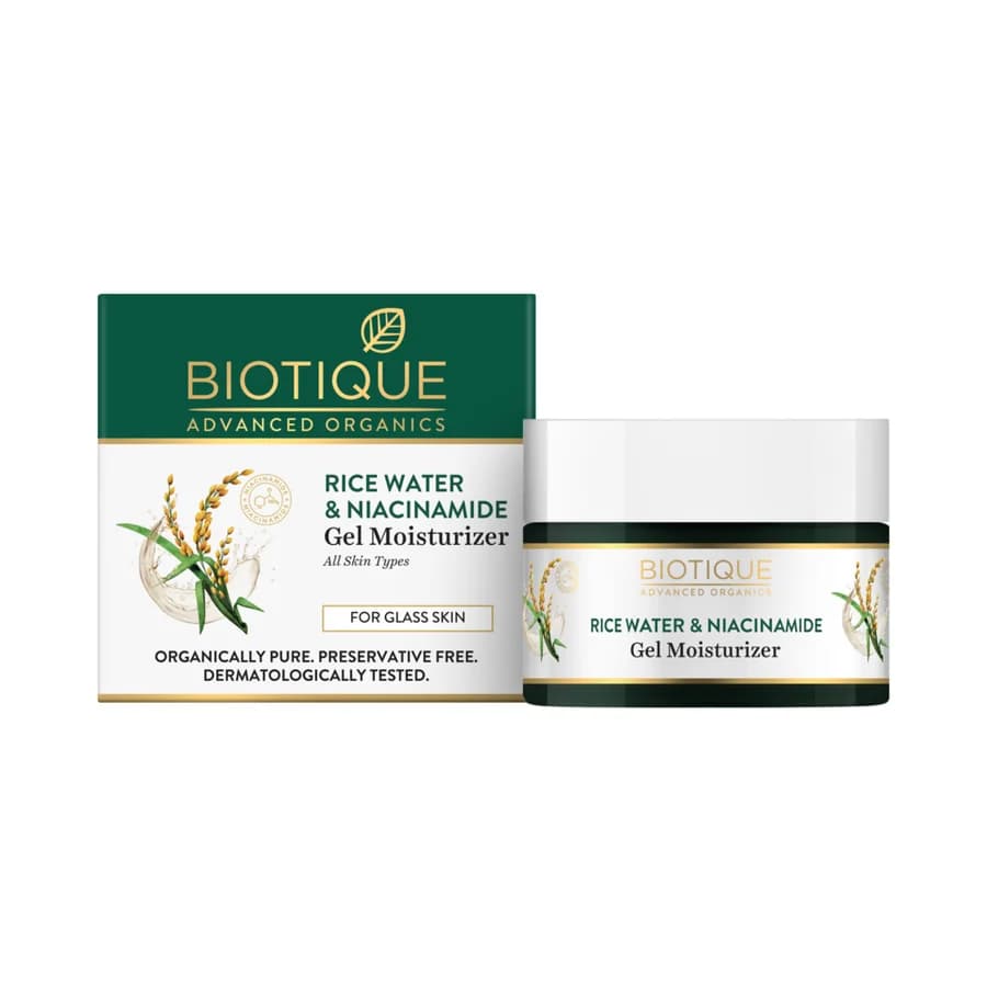 Biotique rice water & niacinamide gel moisturizer-Main Image