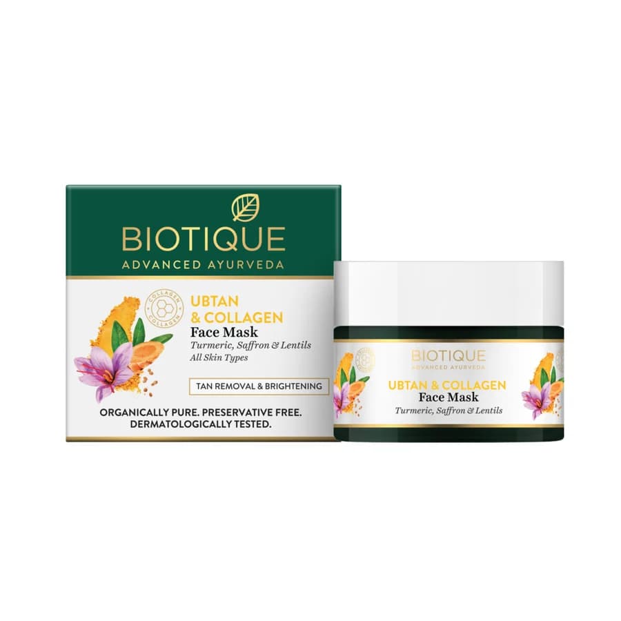 Biotique ubtan & collagen face mask-Main Image