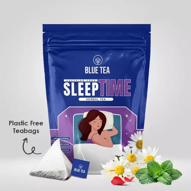 Blue Tea Sleep Time Herbal Infusion,120g-Main image