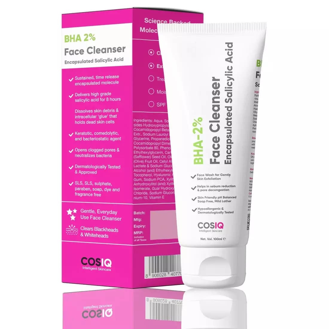 COSIQ Salicylic Acid Face Cleanser-Main Image